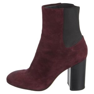 Burgundy suede rag & bone Chelsea boot heel - 37